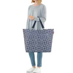 Reisenthel Borsa da mare shopper XL Signature Navy<Donna Borse Mare