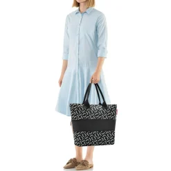 Reisenthel Borsa donna Shopper e1 Signature Black<Donna Borse A Mano