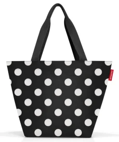 Reisenthel Borsa donna shopper M Dots White<Donna Borse A Tracolla