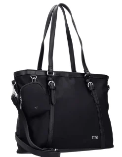 Roncato Borsa donna shopper Solaris 2753 Nera<Donna Borse A Tracolla