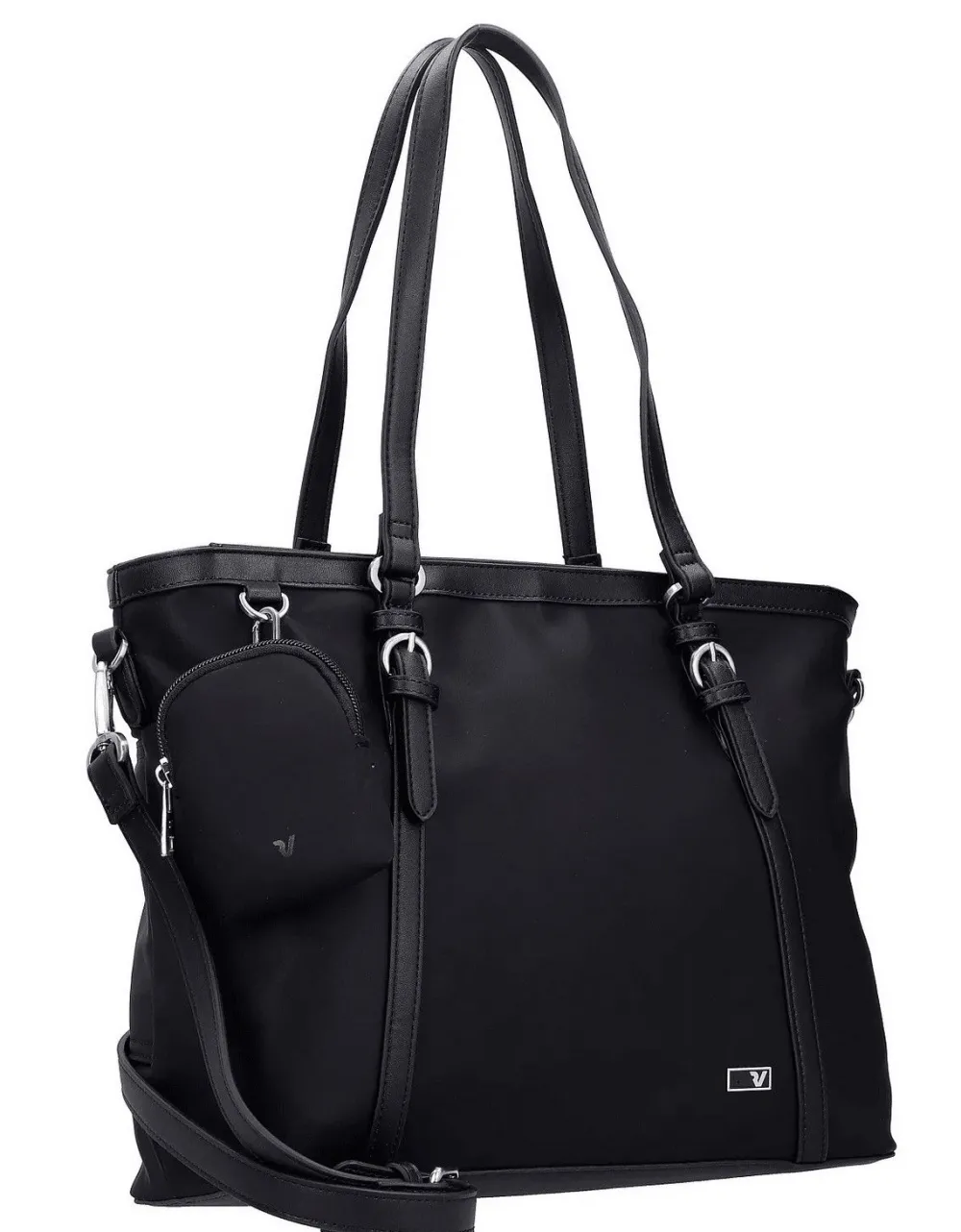 Roncato Borsa donna shopper Solaris 2753 Nera<Donna Borse A Tracolla