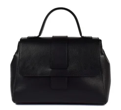 Pronto Moda Borsa in pelle a mano e tracolla 20069 Nera<Donna Borse A Mano