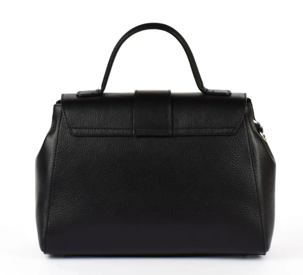 Pronto Moda Borsa in pelle a mano e tracolla 20069 Nera<Donna Borse A Mano