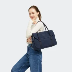 Kipling Borsa lavoro donna Superworker S Blue Bleu<Donna Borse Lavoro Donna|Borse A Tracolla