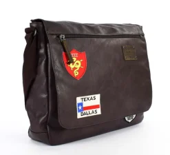 Avirex Borsa Messenger Maverick 02 Marrone<Uomo Borse Uomo Tessuto