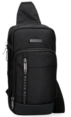 Movom Borsa monospalla Buster 53459 Nero<Uomo Borse Uomo Tessuto