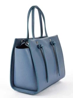 Pronto Moda Borsa piccola a mano e tracolla 20097 Azzurra<Donna Borse A Mano