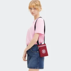 Kipling Borsa piccola a tracolla Afia Lite Funky Red<Donna/Uomo Borse Uomo Tessuto|Borse A Tracolla