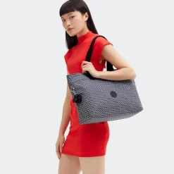 Kipling Borsa shopper Colissa Signature Print<Donna Borse A Tracolla