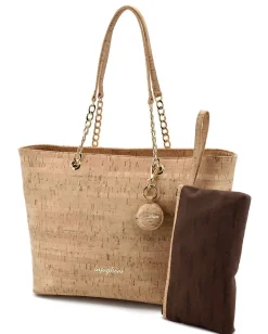 Insughero Borsa shopping Venezia Natural<Donna Borse A Tracolla