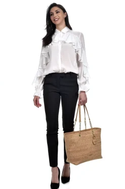 Insughero Borsa shopping Venezia Natural<Donna Borse A Tracolla