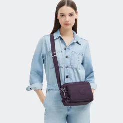 Kipling Borsa tracolla Abanu M Ultimate Plum<Donna Borse A Tracolla