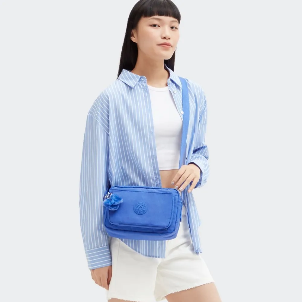 Kipling Borsa tracolla Abanu M Havana Blue<Donna Borse A Tracolla