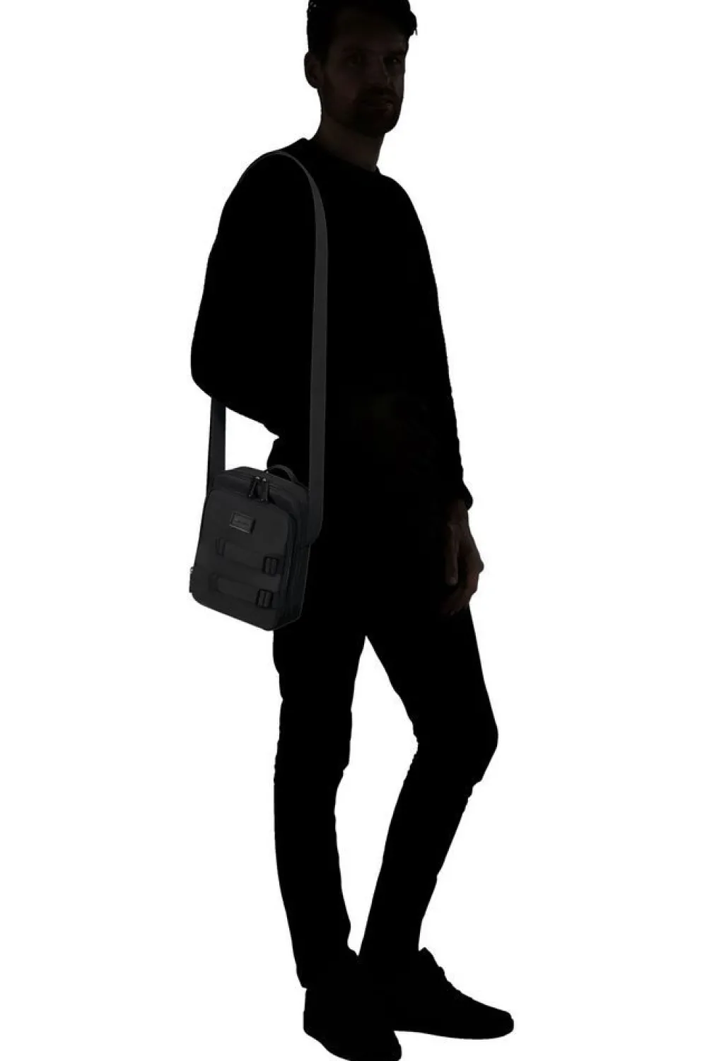 Samsonite Borsa tracolla Sackmod M Nera<Uomo Borse Uomo Tessuto