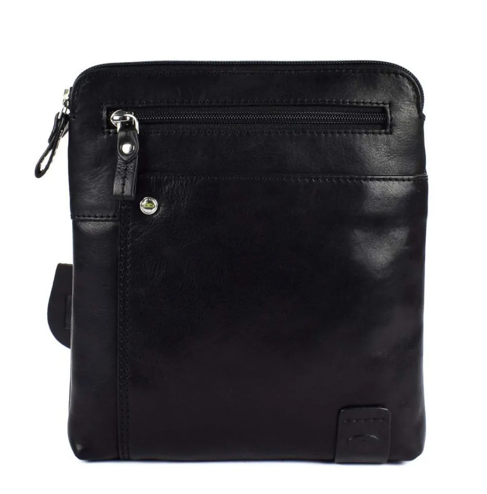 Acciaio Borsa uomo 8352 Nera<Uomo Borse Uomo Pelle