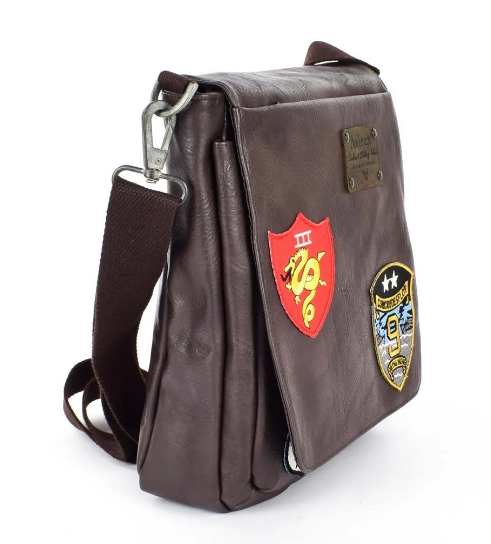 Avirex Borsa uomo Maverick 01 Marrone<Uomo Borse Uomo Tessuto