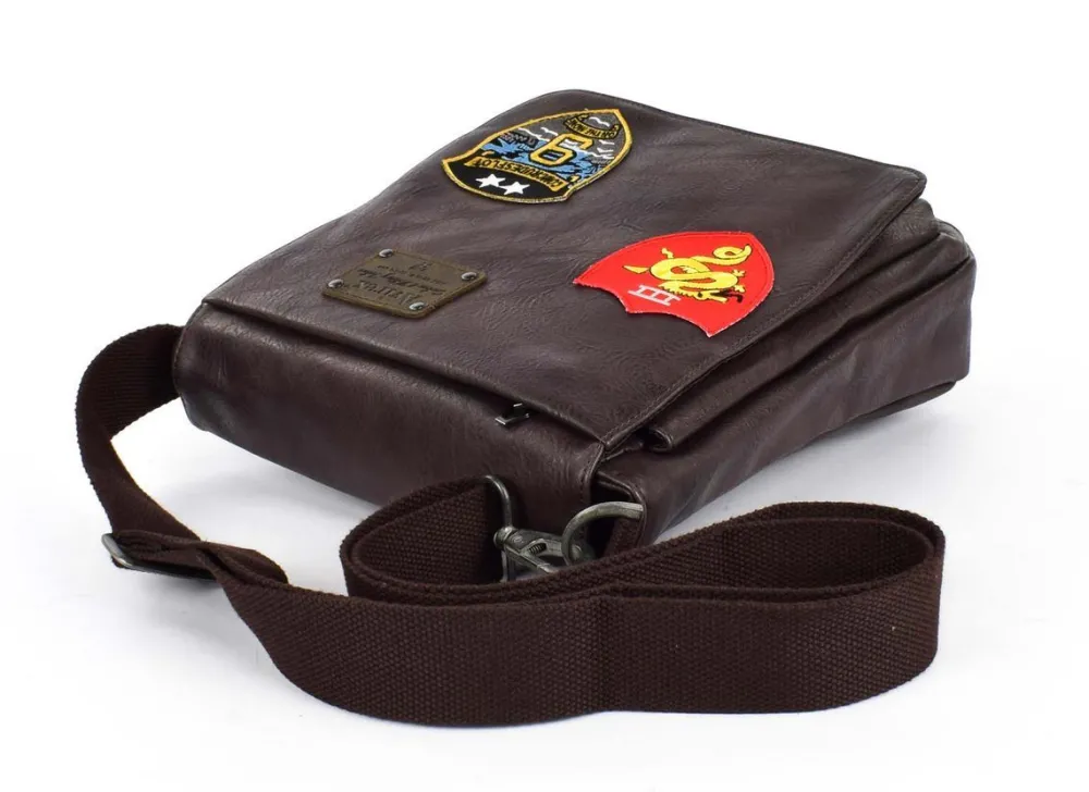 Avirex Borsa uomo Maverick 01 Marrone<Uomo Borse Uomo Tessuto