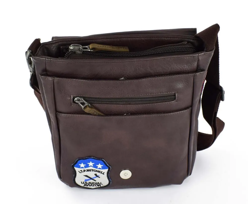 Avirex Borsa uomo Maverick 01 Marrone<Uomo Borse Uomo Tessuto