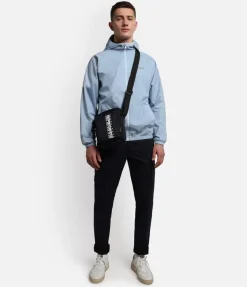 Napapijri Borsa uomo Happy Cross 3 Blu Marine<Uomo Borse Uomo Tessuto