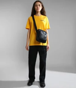 Napapijri Borsa uomo Happy Cross 4 Blu Marine<Uomo Borse Uomo Tessuto