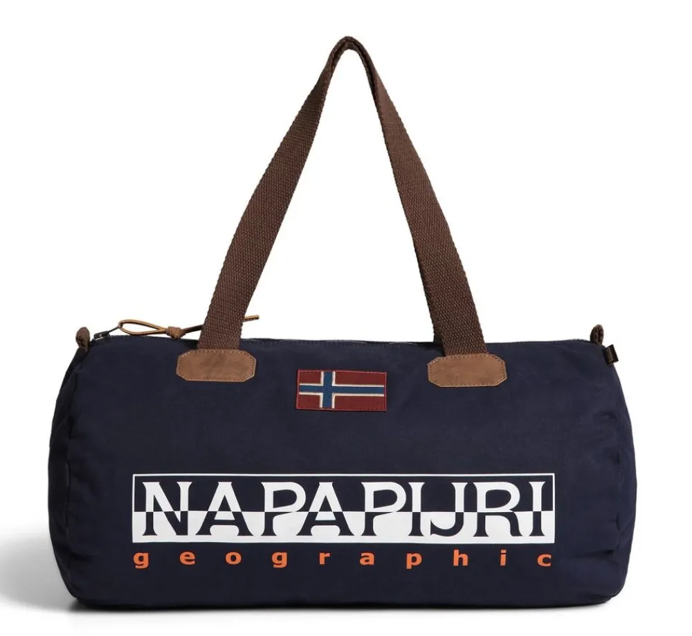 Napapijri Borsone Bering Small Blu Marine< Borsoni