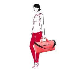 Reisenthel Borsone pieghevole mini maxi dufflebag Coral< Borsoni