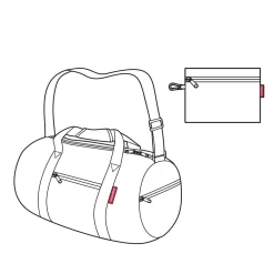 Reisenthel Borsone pieghevole mini maxi dufflebag Coral< Borsoni