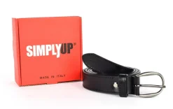 SIMPLYUP Cintura donna in pelle 1004 Nera< Cinture