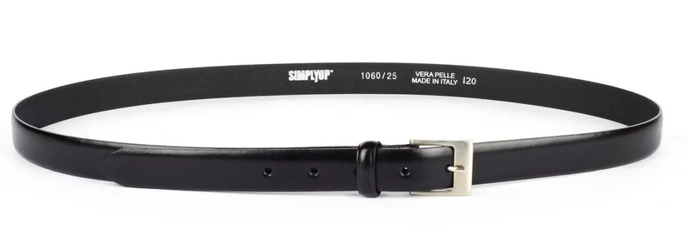 SIMPLYUP Cintura donna in pelle 1060 Nera< Cinture