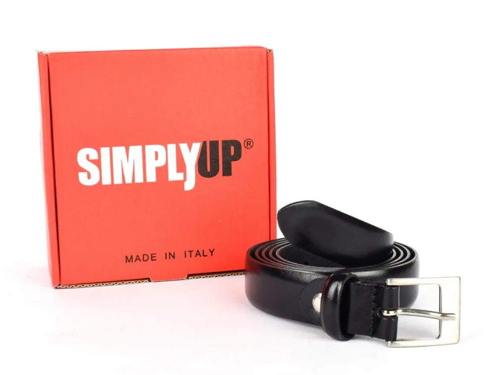 SIMPLYUP Cintura donna in pelle 1060 Nera< Cinture