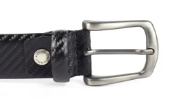 Emporio Cattani Cintura in pelle 06 Nera Carbonio< Cinture