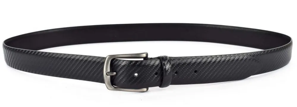 Emporio Cattani Cintura in pelle 06 Nera Carbonio< Cinture