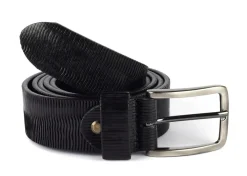 SIMPLYUP Cintura in pelle 1049 Nera< Cinture