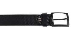 SIMPLYUP Cintura in pelle 1064 Nera Carbonio< Cinture