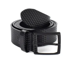 SIMPLYUP Cintura in pelle 1064 Nera Carbonio< Cinture