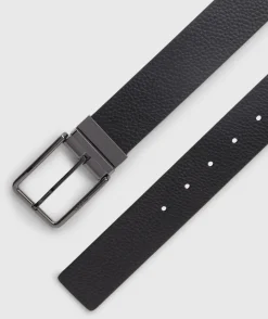 Calvin Klein Cintura Reversibile in pelle Nero/Grigio< Cinture