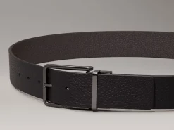 Calvin Klein Cintura Reversibile in pelle Nero/Grigio< Cinture