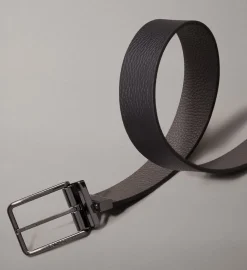 Calvin Klein Cintura Reversibile in pelle Nero/Grigio< Cinture