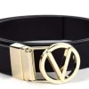 Valentino Bags Cintura Reversibile Roof Nera< Cinture
