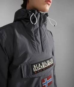 Napapijri Giacca Anorak Rainforest Winter Grigio Scuro< Giacche