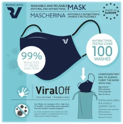 Roncato Mascherina di protezione Viraloff misura M< Mascherine