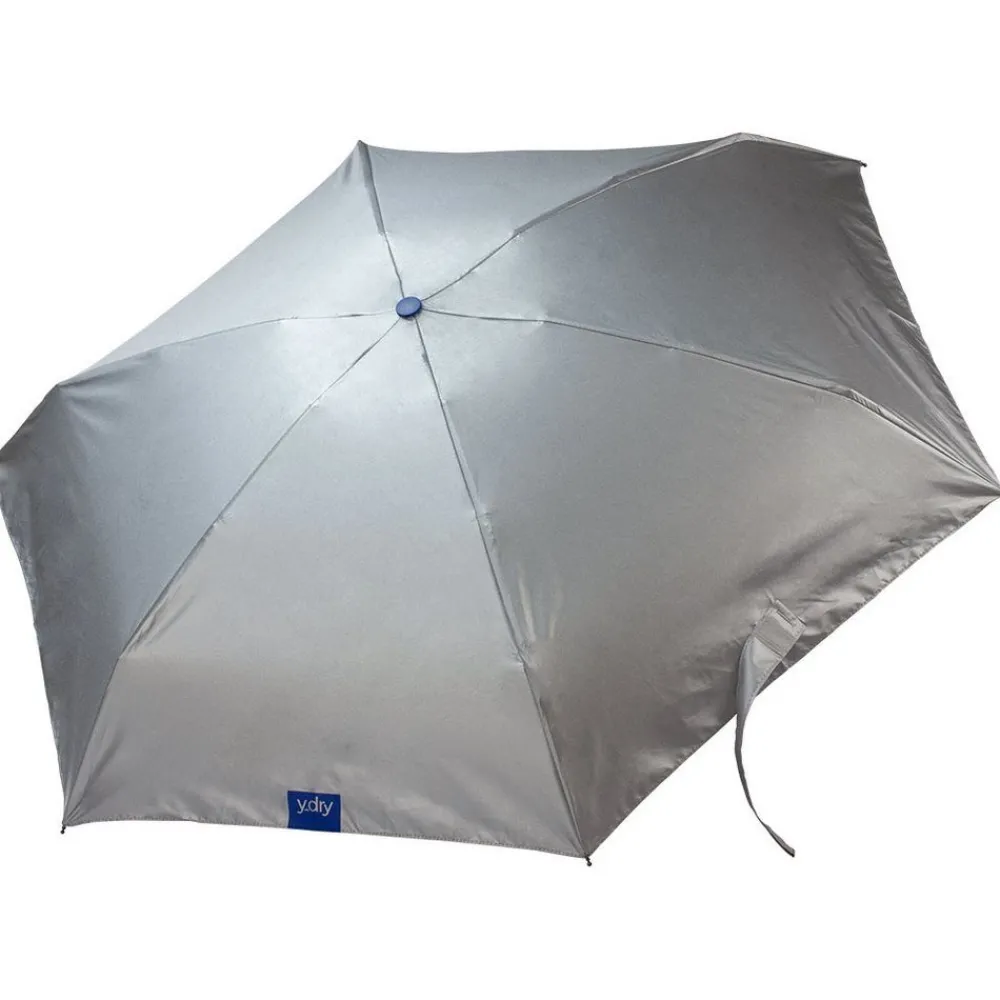 Ydry Ombrello mini manuale Y-dry Coco Blu/Argento - Anti UV< Ombrelli Pieghevoli