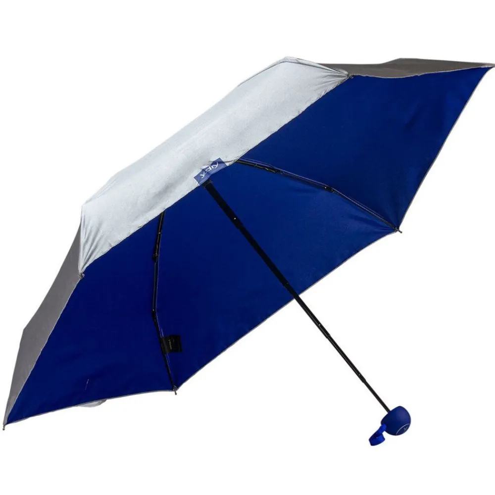 Ydry Ombrello mini manuale Y-dry Coco Blu/Argento - Anti UV< Ombrelli Pieghevoli