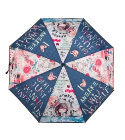 Anekke Ombrello pieghevole automatico apri/chiudi Fun & Music 34800-312< Ombrelli Pieghevoli