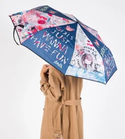 Anekke Ombrello pieghevole automatico apri/chiudi Fun & Music 34800-312< Ombrelli Pieghevoli