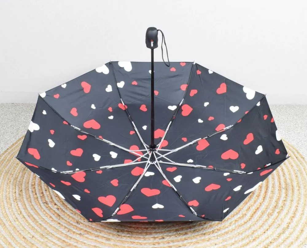 SIMPLYUP Ombrello pieghevole automatico 5042 Hearts< Ombrelli Pieghevoli