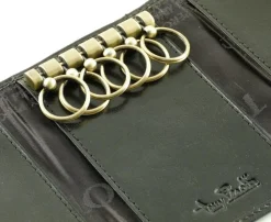 Tony Perotti Portachiavi in cuoio art 2533 nero< Portachiavi E Portamonete