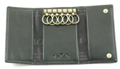 Tony Perotti Portachiavi in cuoio art 2533 nero< Portachiavi E Portamonete