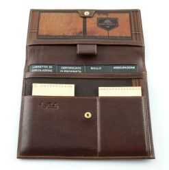Tony Perotti Portadocumenti auto in cuoio art 1068M moro< Portadocumenti|Accessori In Pelle