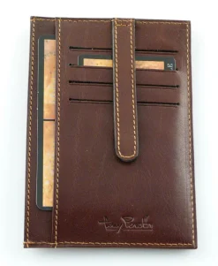 Tony Perotti Portadocumenti piatto in cuoio art 1203 moro< Portadocumenti